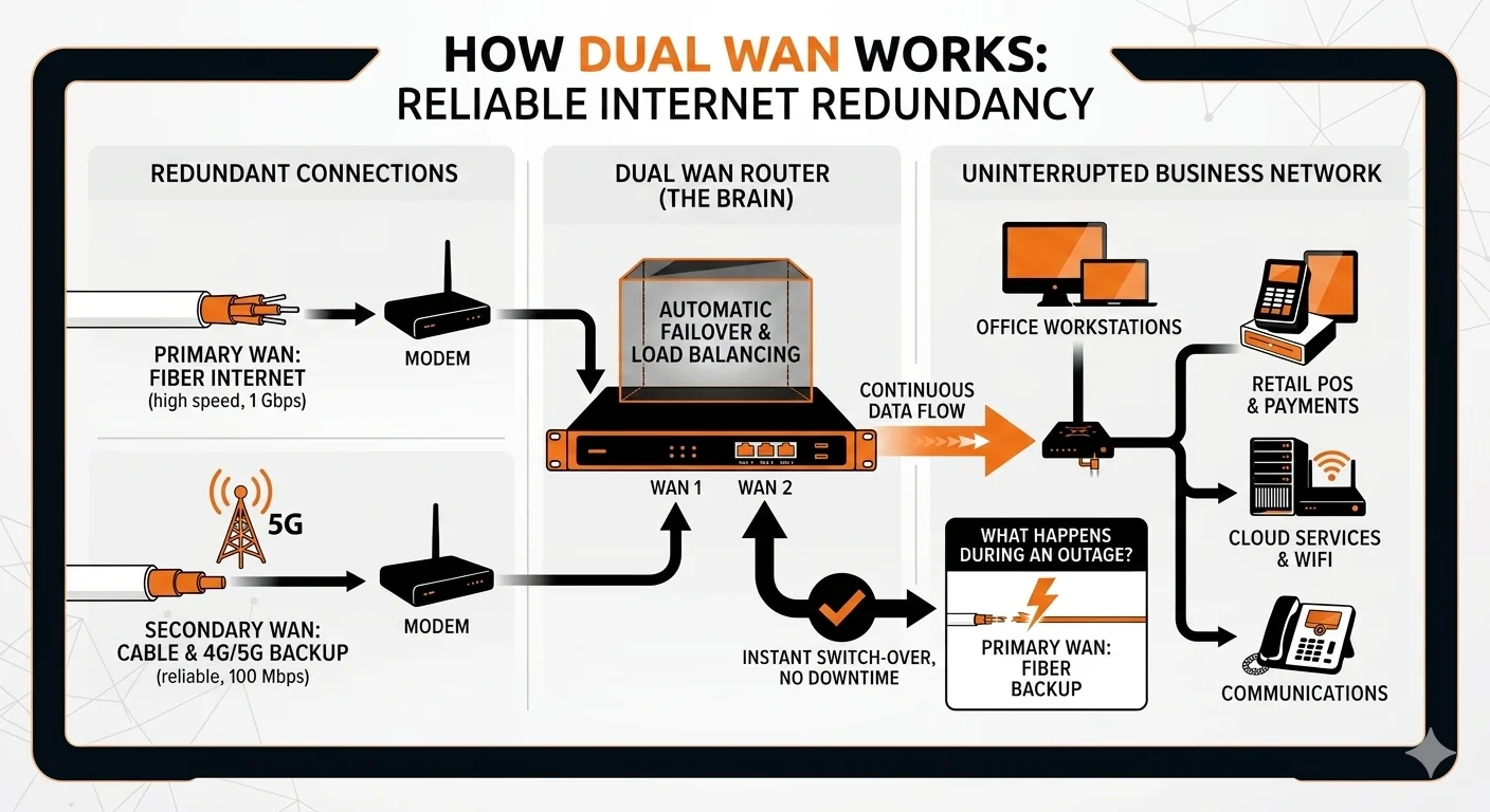 Dual internet